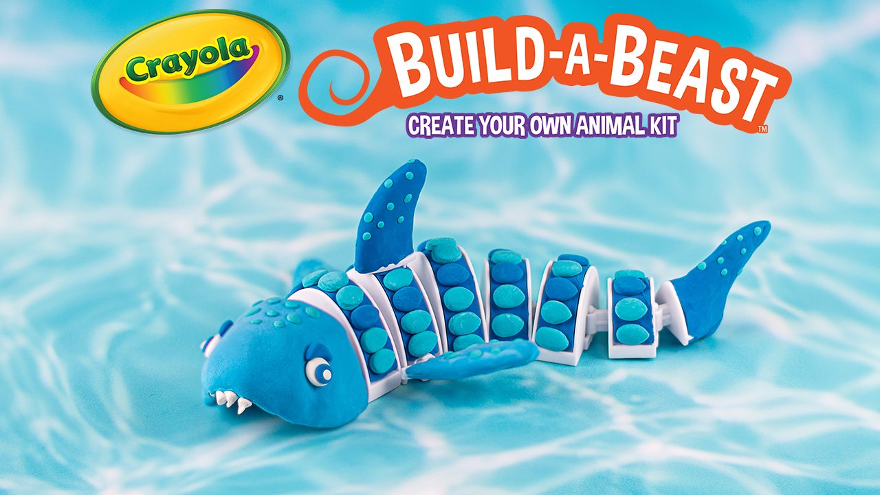 Build A Beast Shark Craft Kit Front View of Package